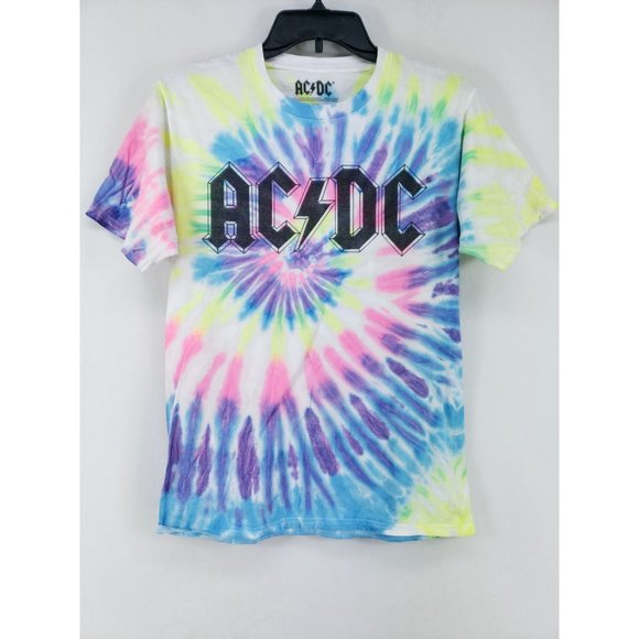 AC/DC Other - AC/DC Tye Dye Graphic Tshirt Unisex Size Small